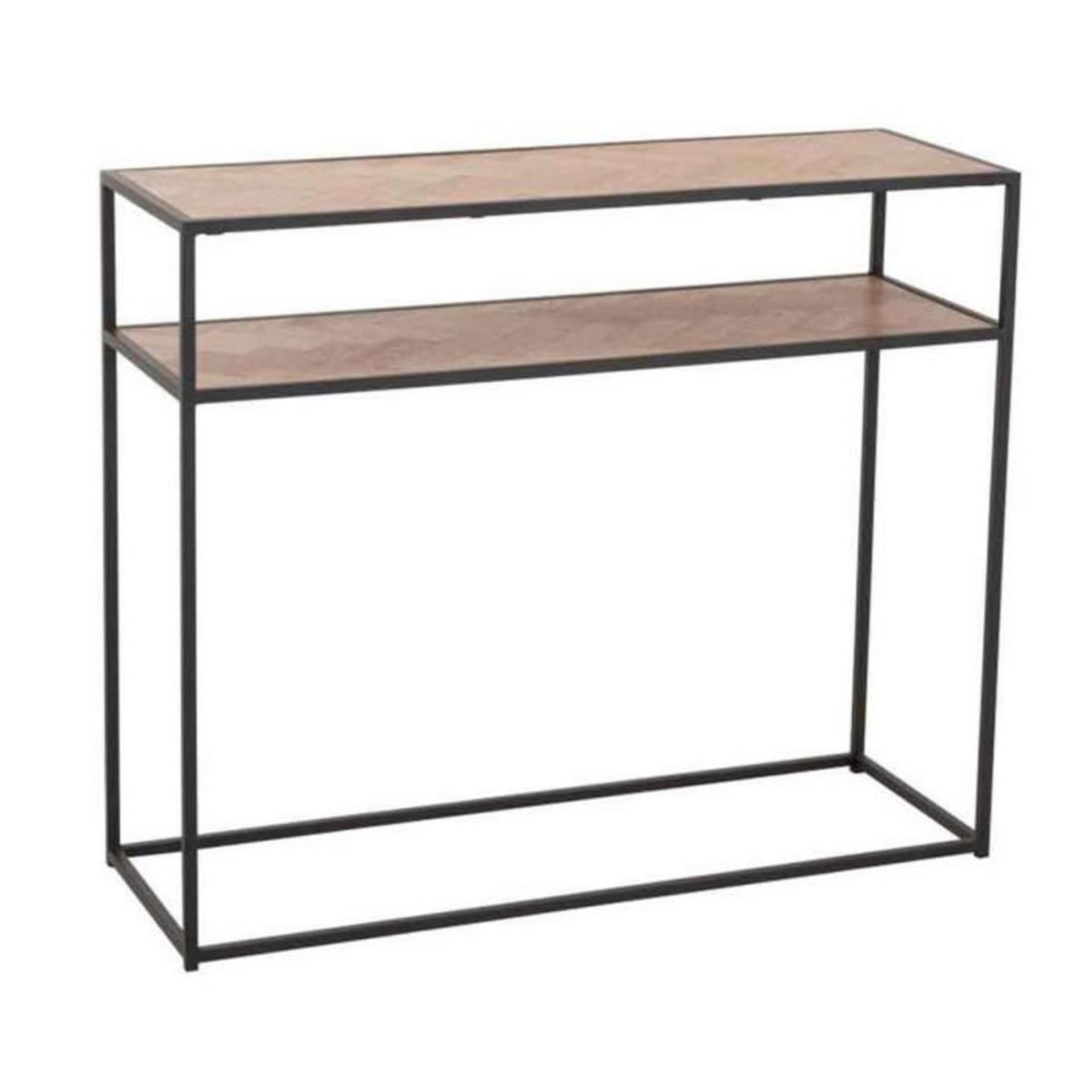 Paris Prix Console Design  Miraza  100cm Naturel & Noir