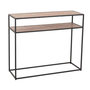 Voir la diapositive 1 : Paris Prix Console Design  Miraza  100cm Naturel & Noir