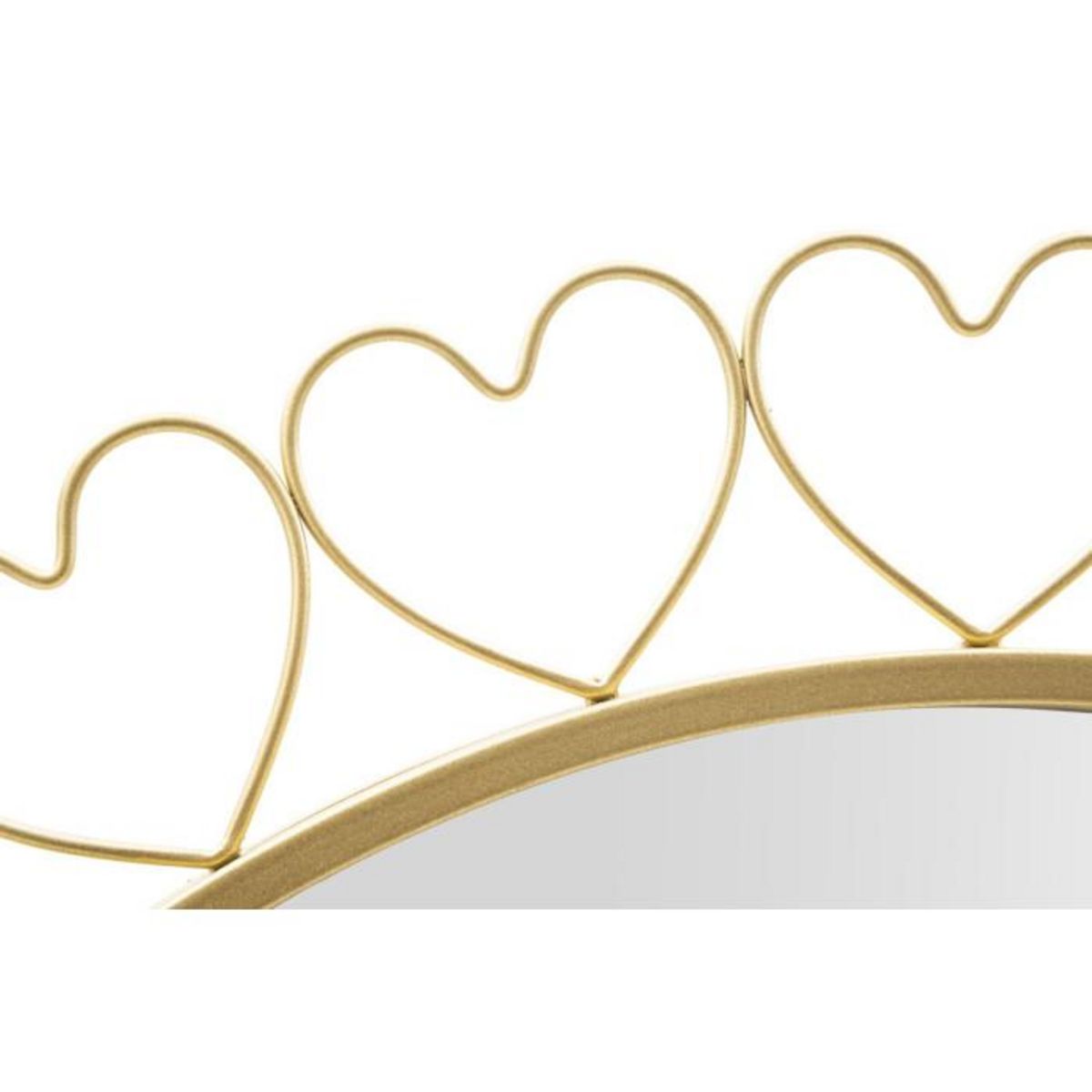 Paris Prix Miroir Mural Déco  Hearts  80cm Or