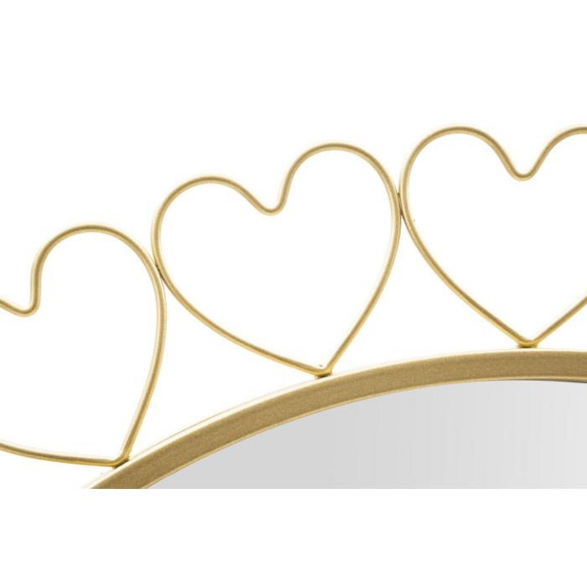 Paris Prix Miroir Mural Déco  Hearts  80cm Or