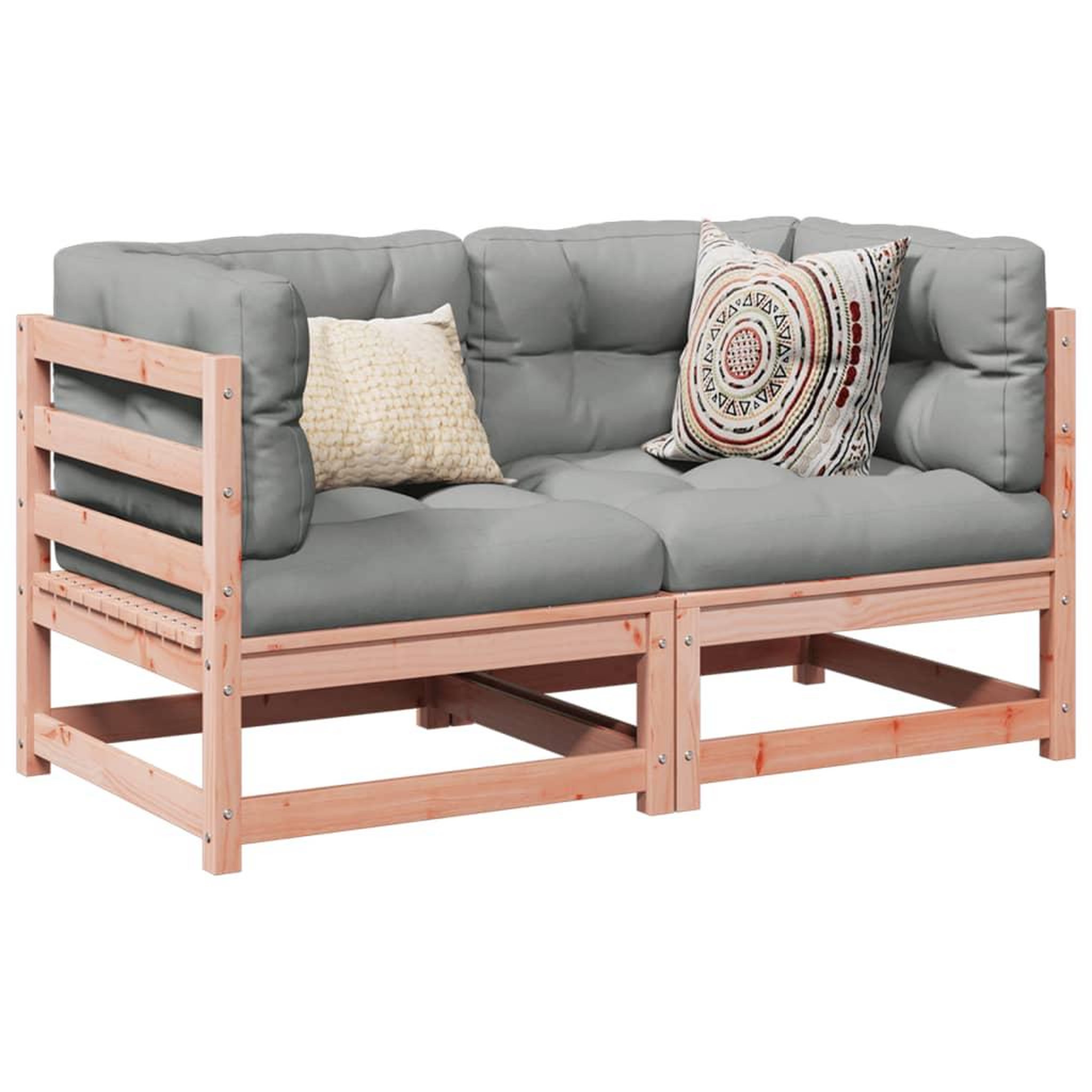 VIDAXL Salon de jardin 2 pcs bois massif sapin de douglas