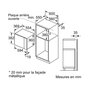 Voir la diapositive 6 : Siemens Micro-ondes encastrable 25l 1450w noir - BE555LMB1