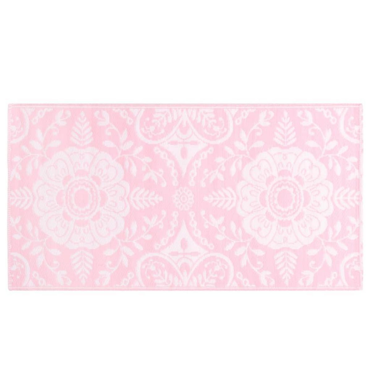 VIDAXL Tapis d'exterieur ARAKIL rose 80x150 cm PP