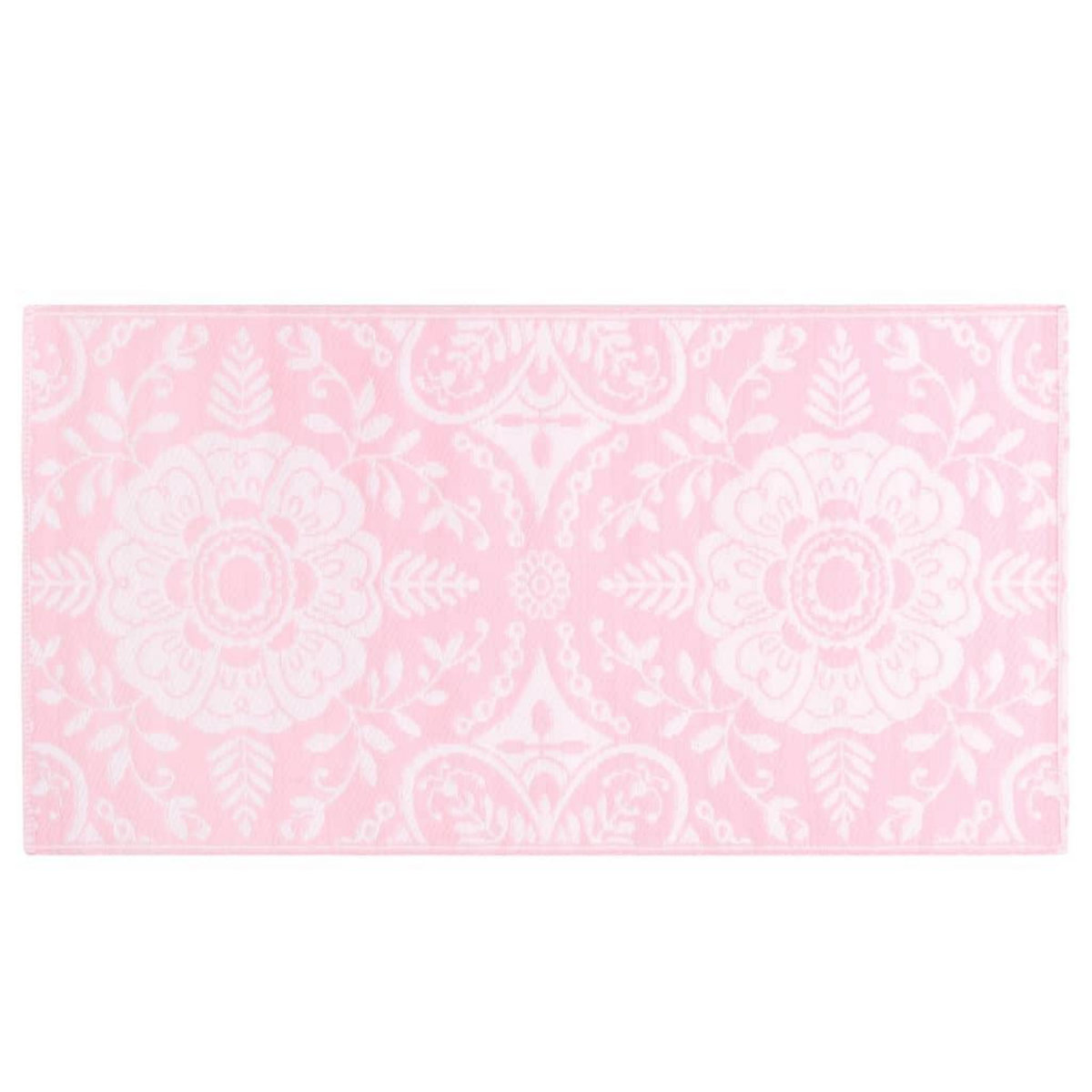 VIDAXL Tapis d'exterieur ARAKIL rose 80x150 cm PP