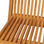 Voir la diapositive 5 : VIDAXL Chaises de jardin et coussins gris lot de 2 Bois de teck massif