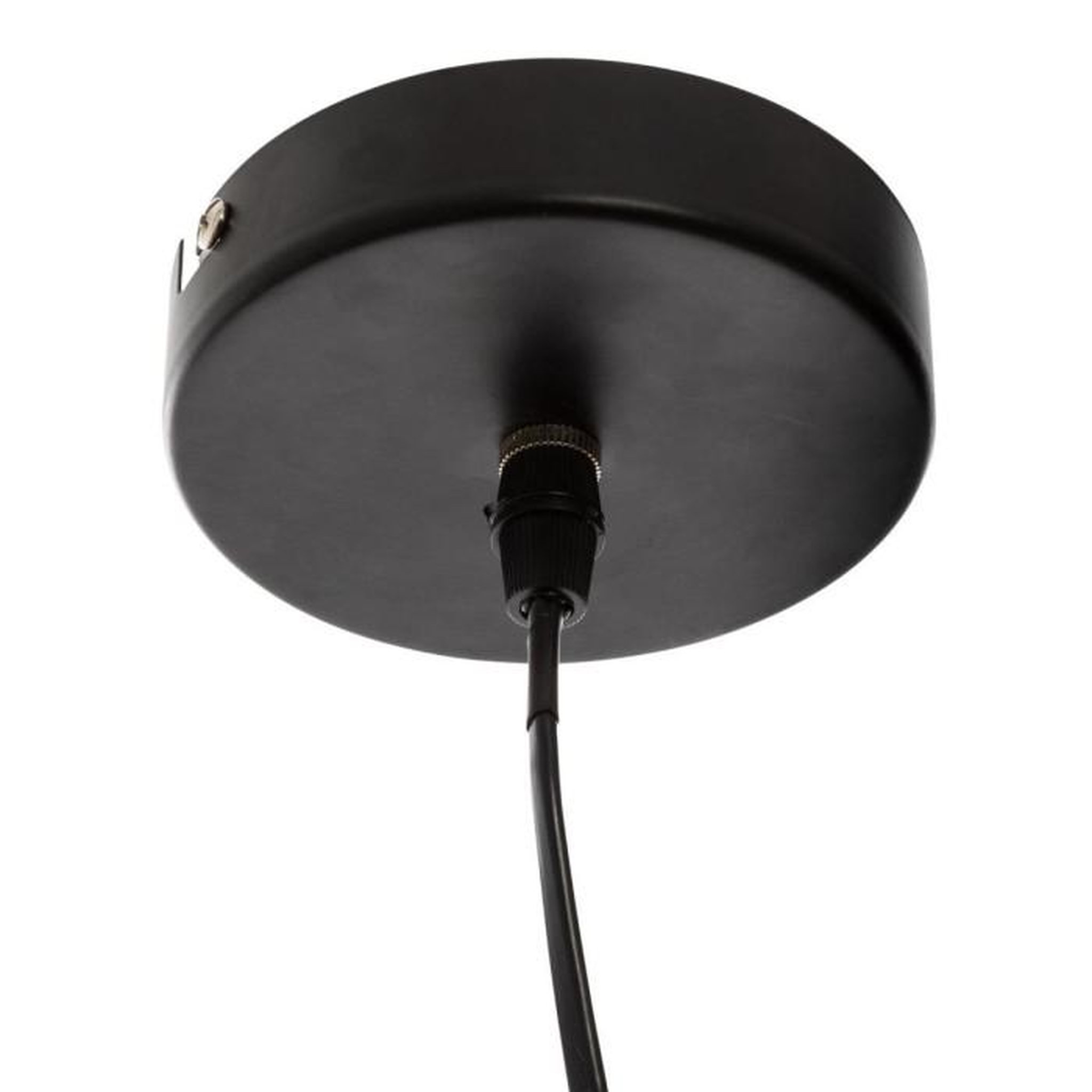 Voir la diapositive 3 : ATMOSPHERA Lampe Suspension Verre Fumé  Omaha  25cm Gris