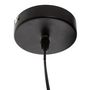 Voir la diapositive 3 : ATMOSPHERA Lampe Suspension Verre Fumé  Omaha  25cm Gris