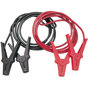 MIKKUPPA - Câbles De Démarrage 500A - 4 Mètres - Pour Voiture 12V Et Camionnette 24V - Pinces Solides, Gaine épaisse - Inclus Gants Et Sac De Rangement