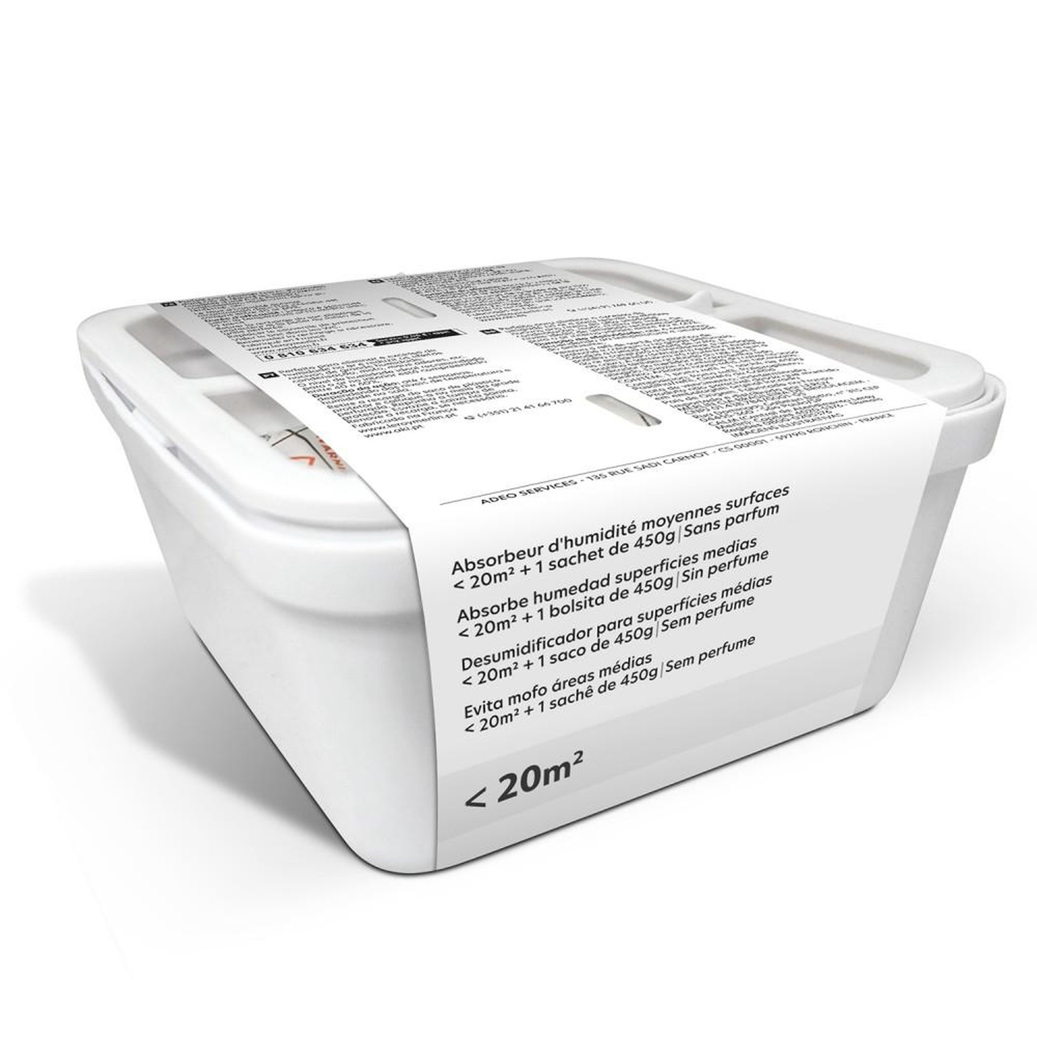 CENTRALE BRICO Absorbeur d'humidité et recharge sac, 20 m²