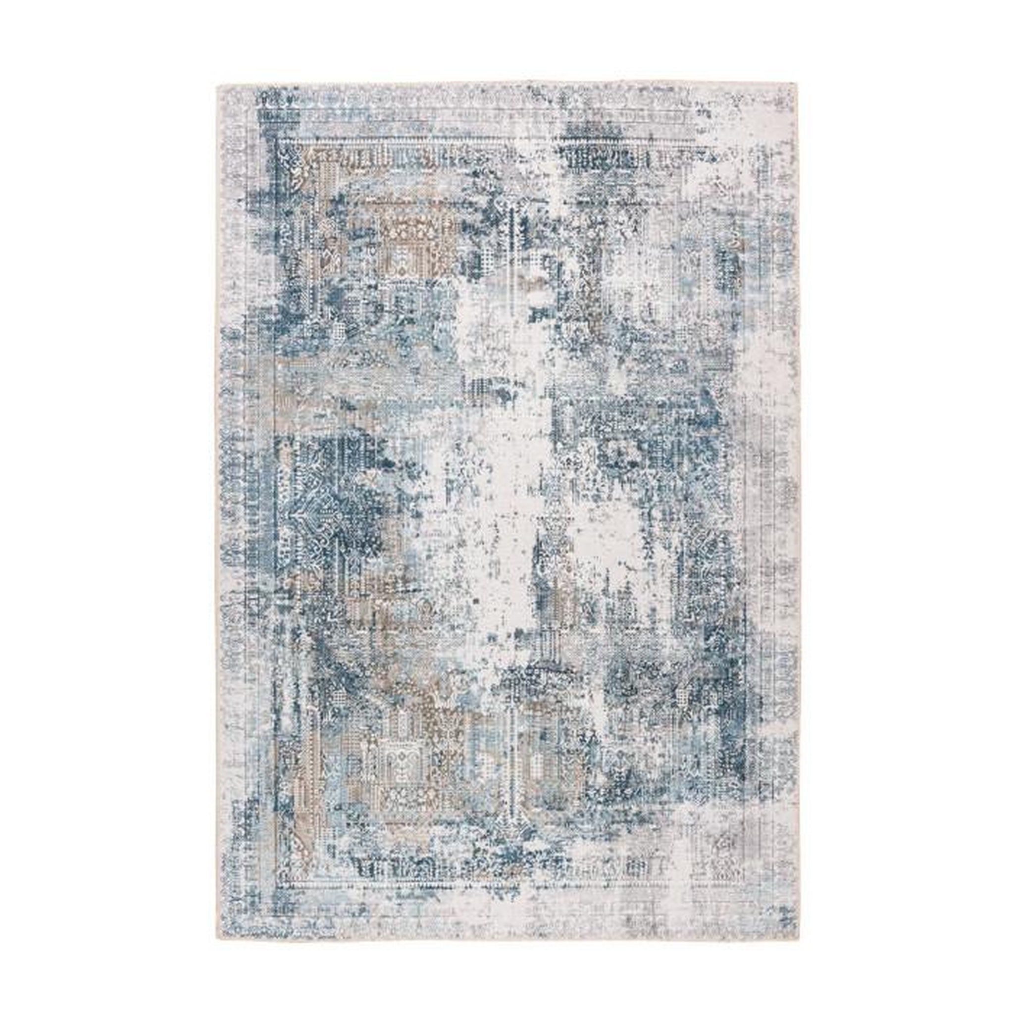 Paris Prix Tapis Tissé Vintage à Motifs  Faye  Multicolore. Coloris disponibles : Multicolore