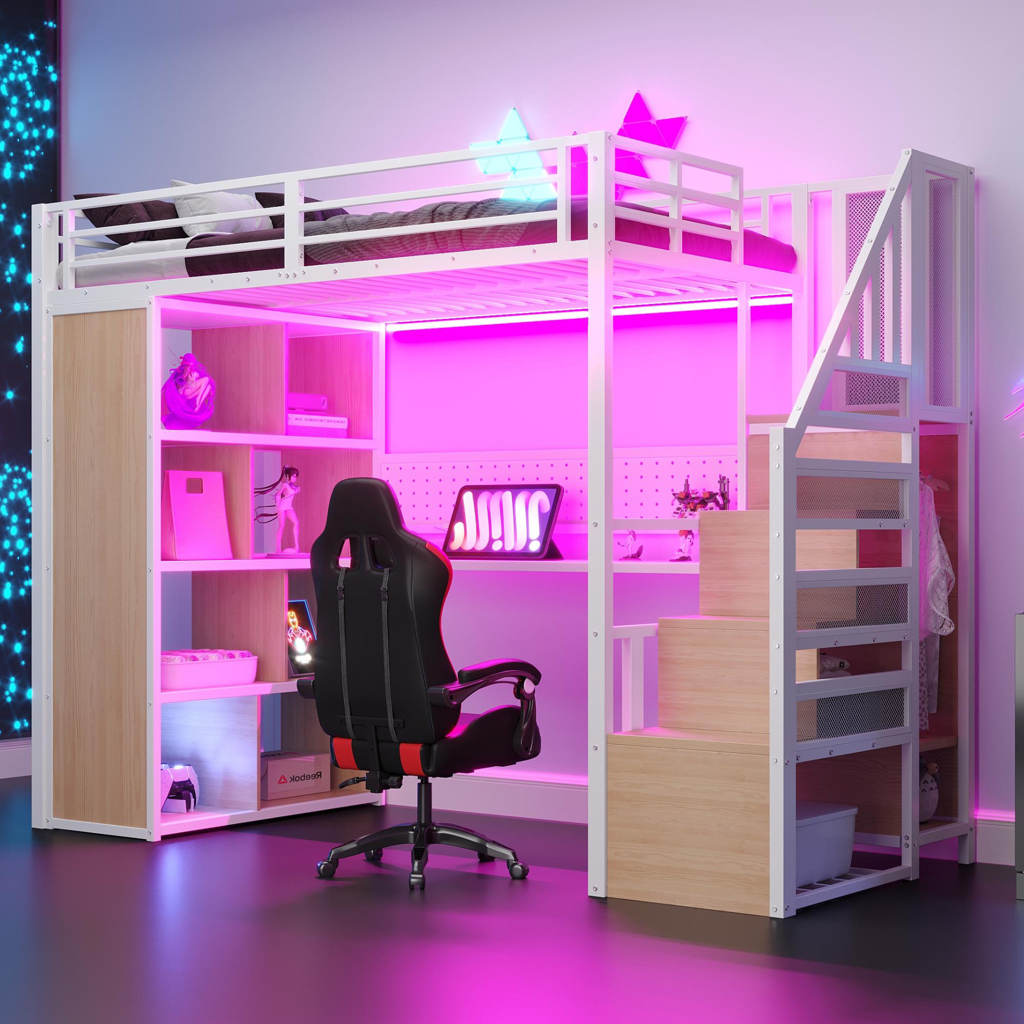 Voir la diapositive 4 : MERAX Lit mezzanine