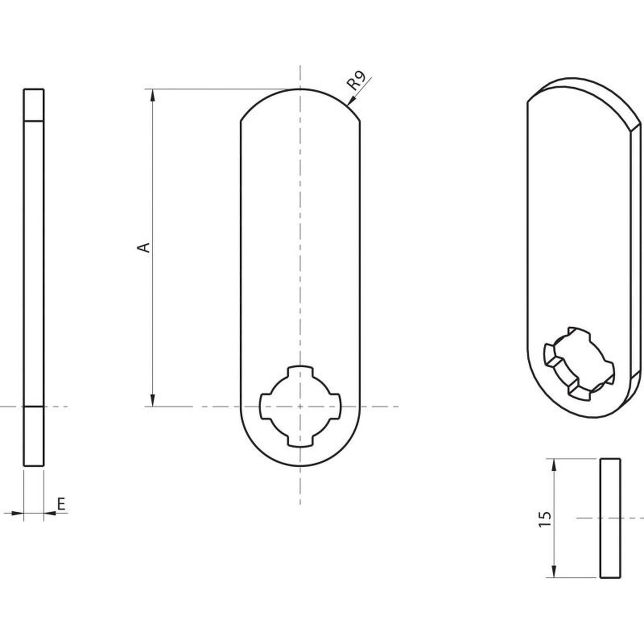 RONIS Came plate 4929 02 4929A1 RONIS 72617