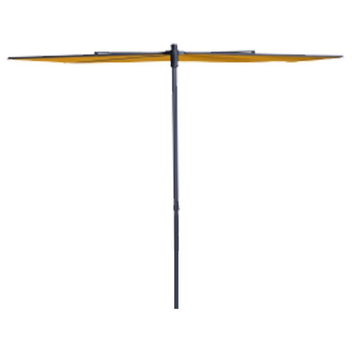 MADISON Madison Parasol de balcon Sun Wave 270x150 cm Jaune dore