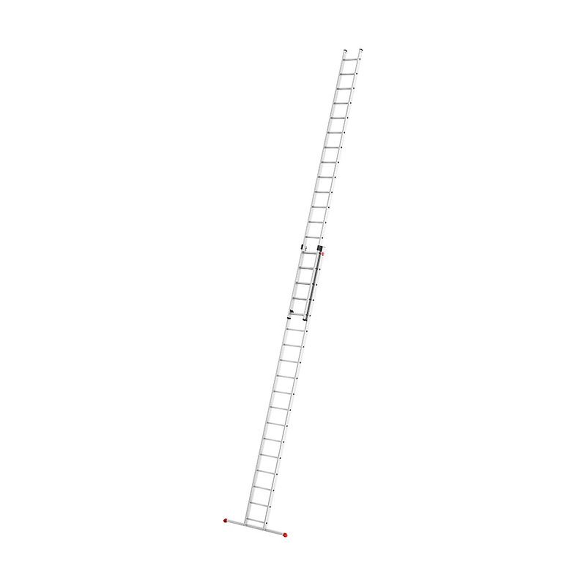HAILO Echelle coulissante à main 2 plans 2x18 échelons 8,8m/9,5m en aluminium Hailo ProfiStep Duo