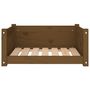 Voir la diapositive 5 : VIDAXL Lit pour chien Marron miel 65,5x50,5x28 cm Bois de pin solide