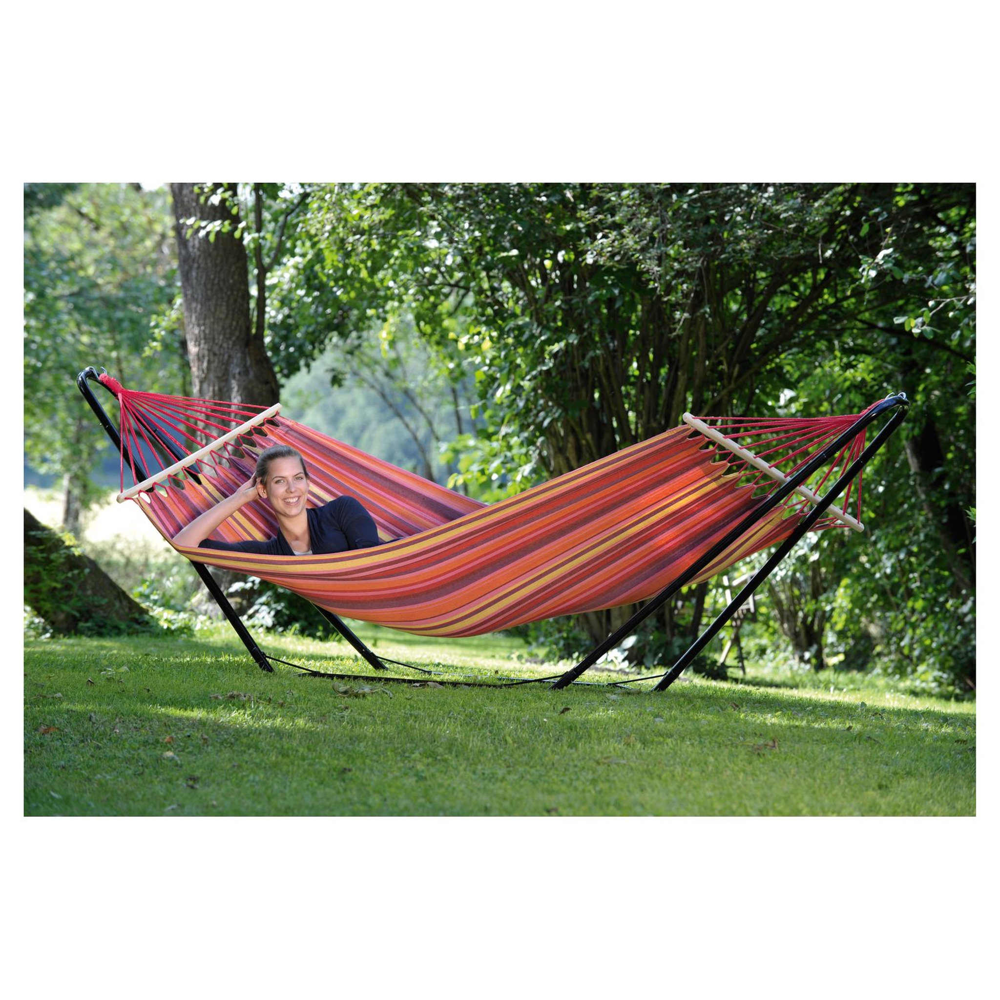 AMAZONAS Hamac avec support BEACH SET