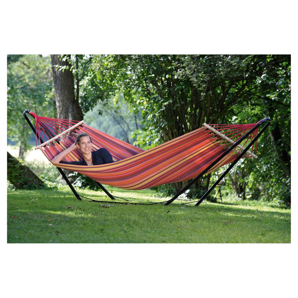 AMAZONAS Hamac avec support BEACH SET