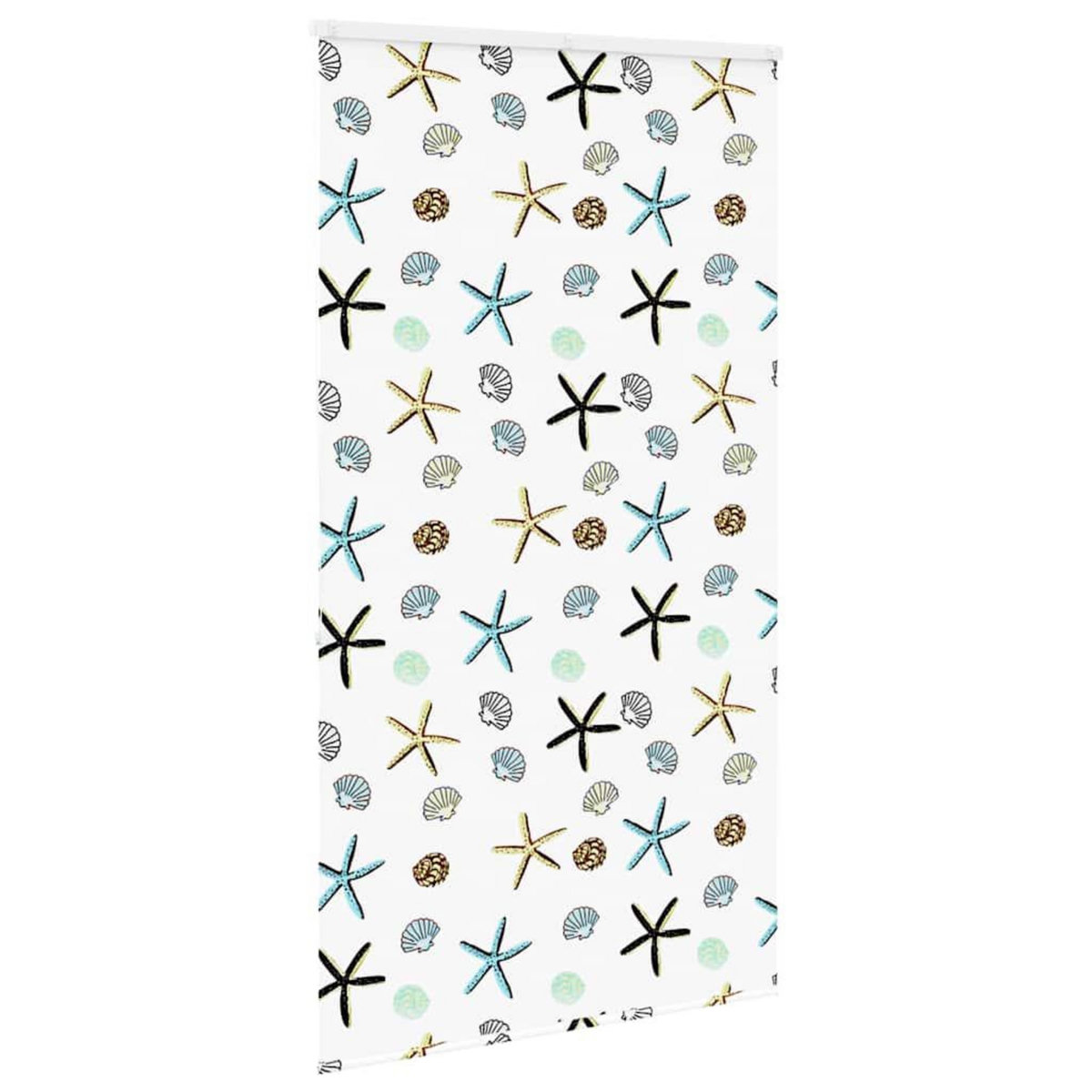 VIDAXL Store enrouleur de douche avec cassette largeur du tissu 126 cm