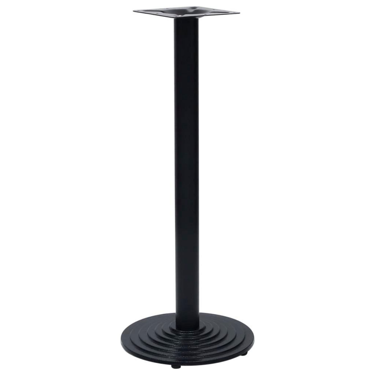 VIDAXL Pied de table de bistro noir Ø43x107 cm fonte
