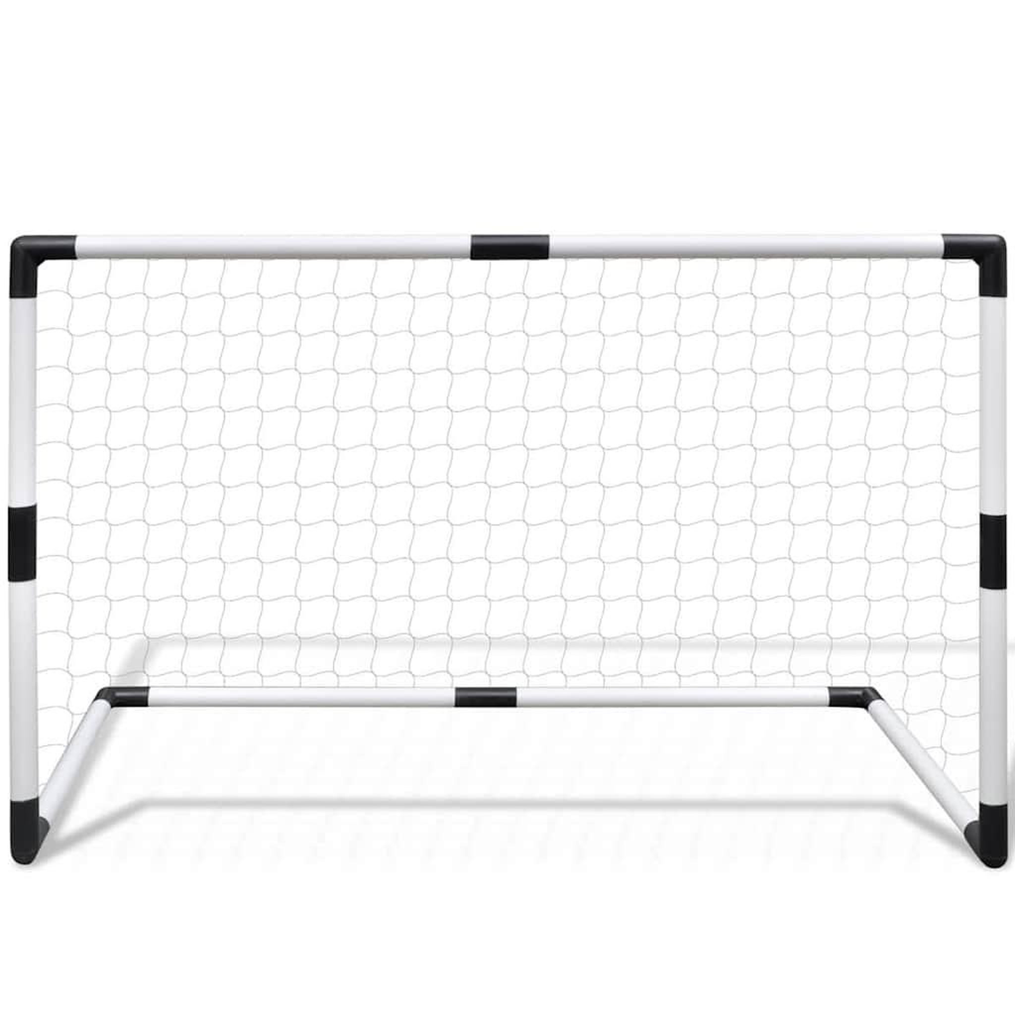 Voir la diapositive 3 : VIDAXL Set de mini-but de football poteau et filet enfants 2pcs 91,5x48x61 cm
