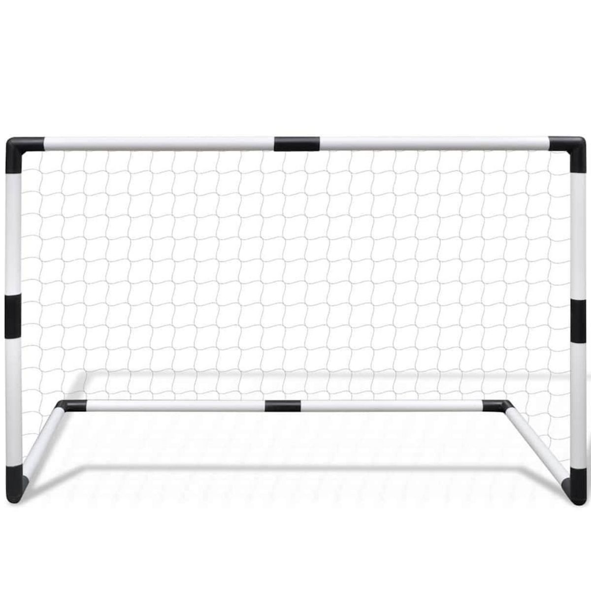 VIDAXL Set de mini-but de football poteau et filet enfants 2pcs 91,5x48x61 cm
