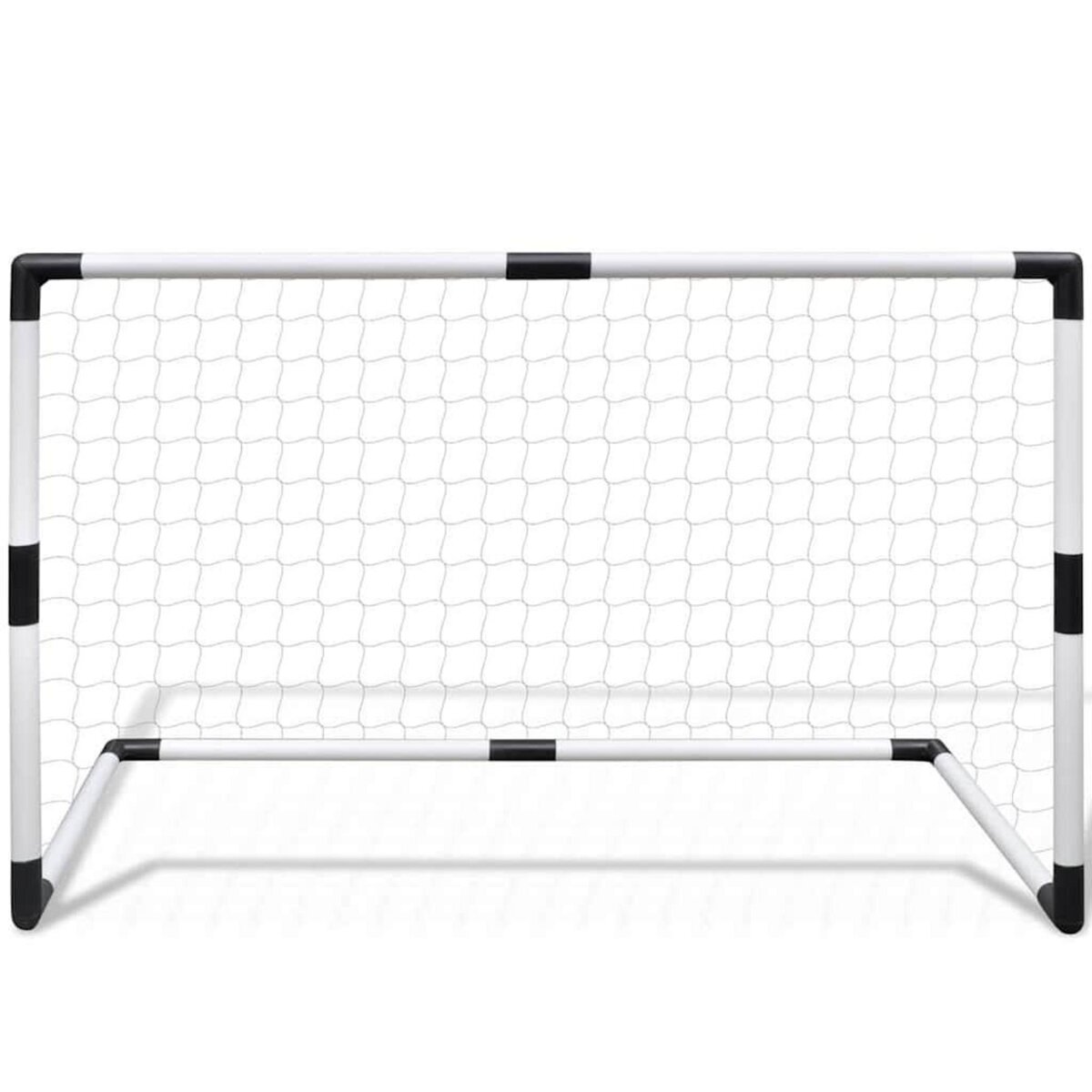 VIDAXL Set de mini-but de football poteau et filet enfants 2pcs 91,5x48x61 cm