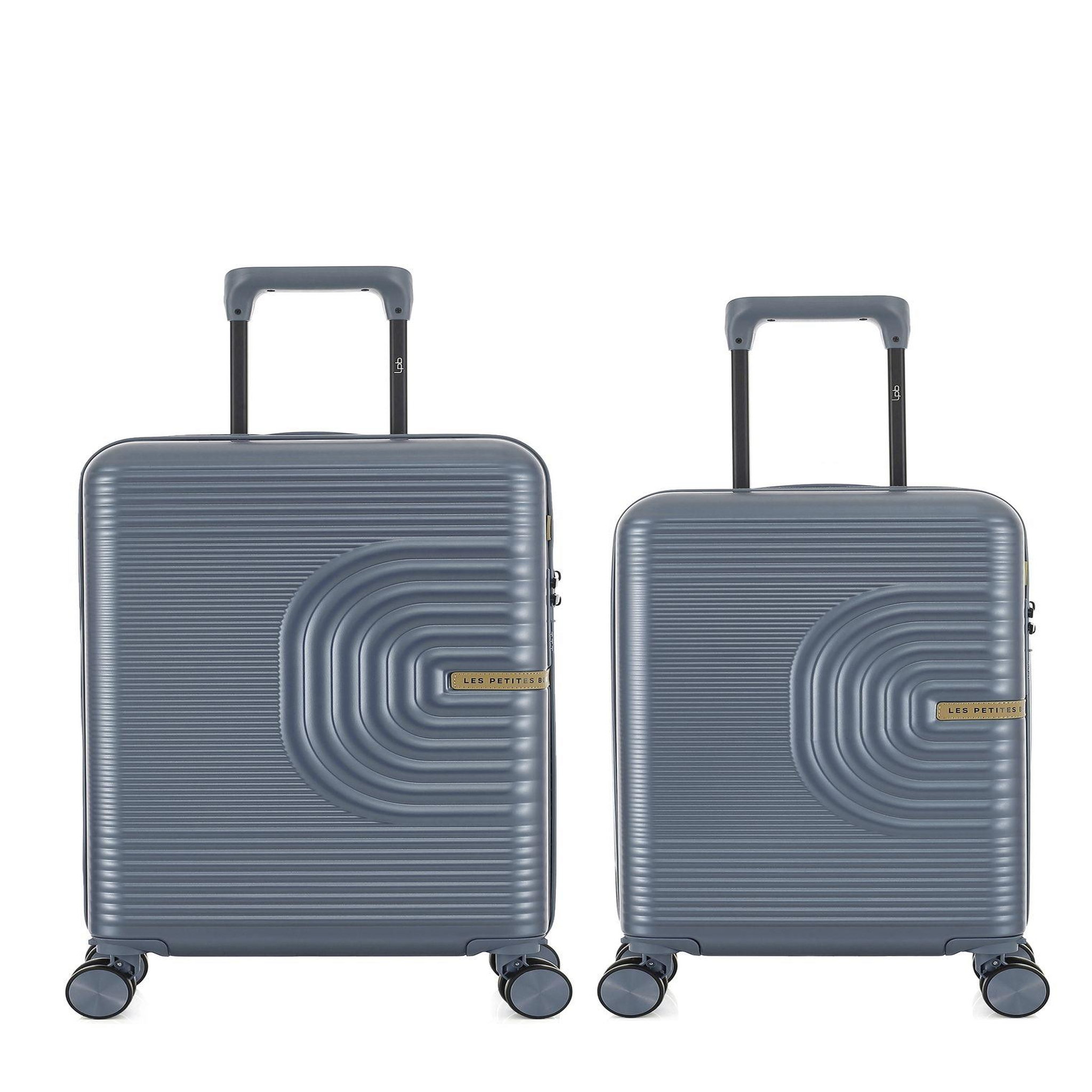LES P'TITES BOMBES LPB Lot de 2 Valises Rigides Cabine et Cabine XS CELIA
