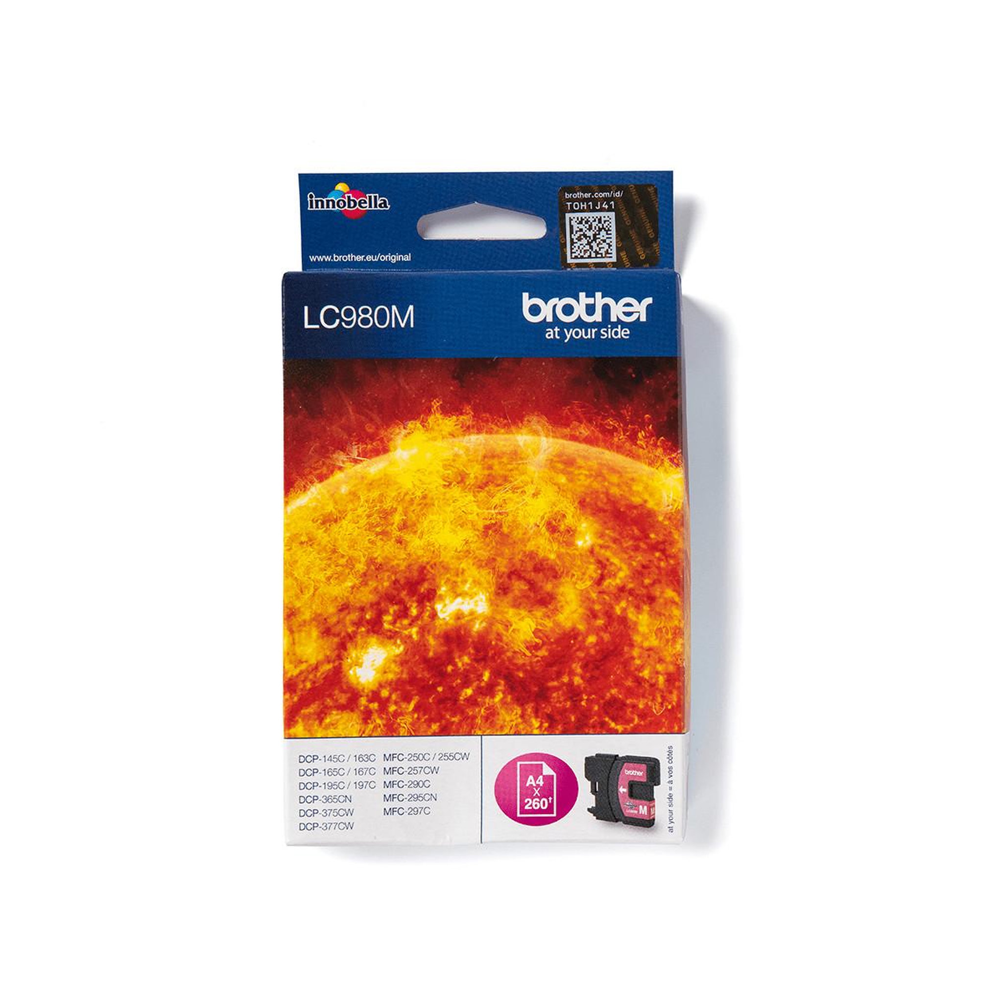 Brother Brother lc980m - cartouche d'encre originale – magenta