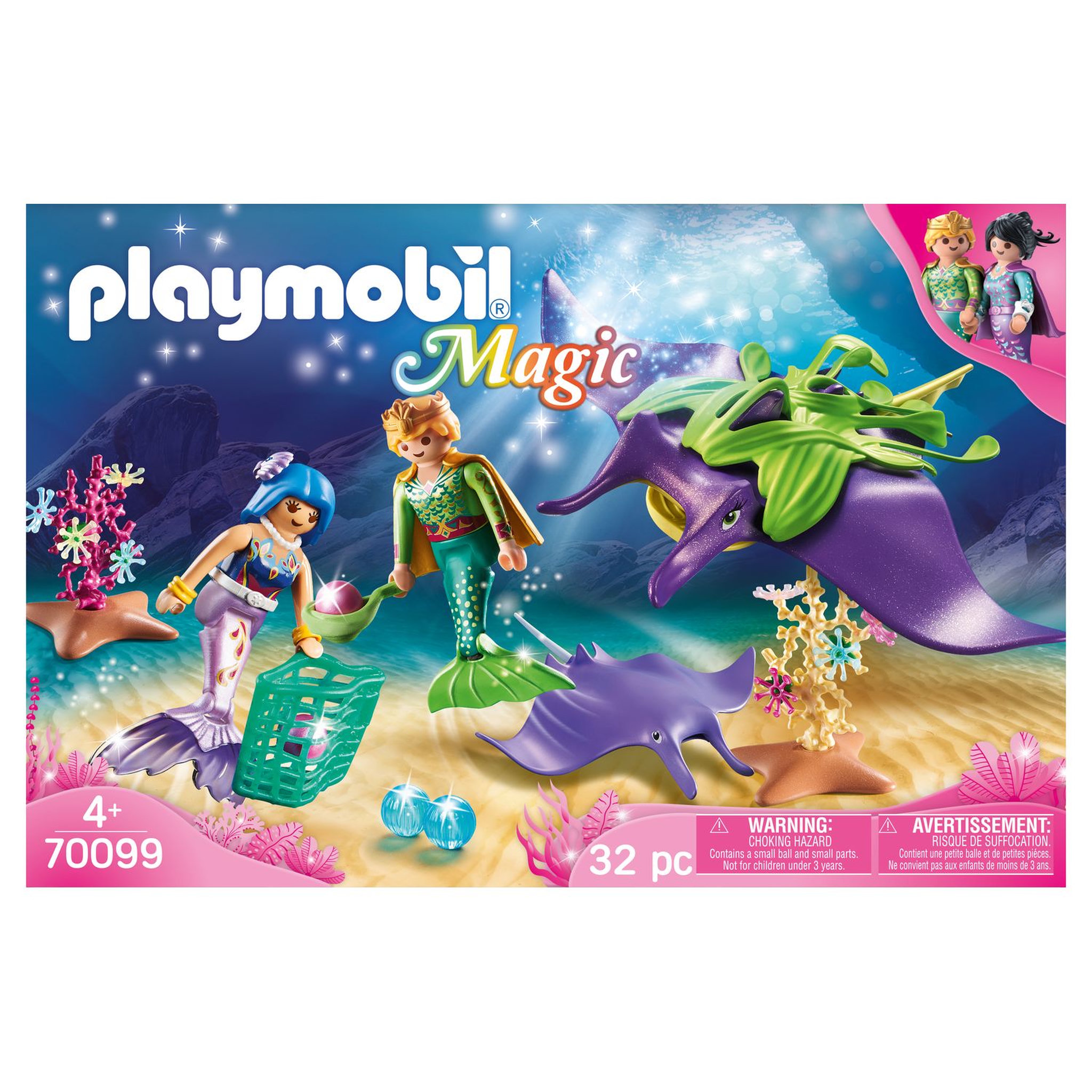 Voir la diapositive 5 : PLAYMOBIL 70099 - Magic - Chercheurs de perles et raies