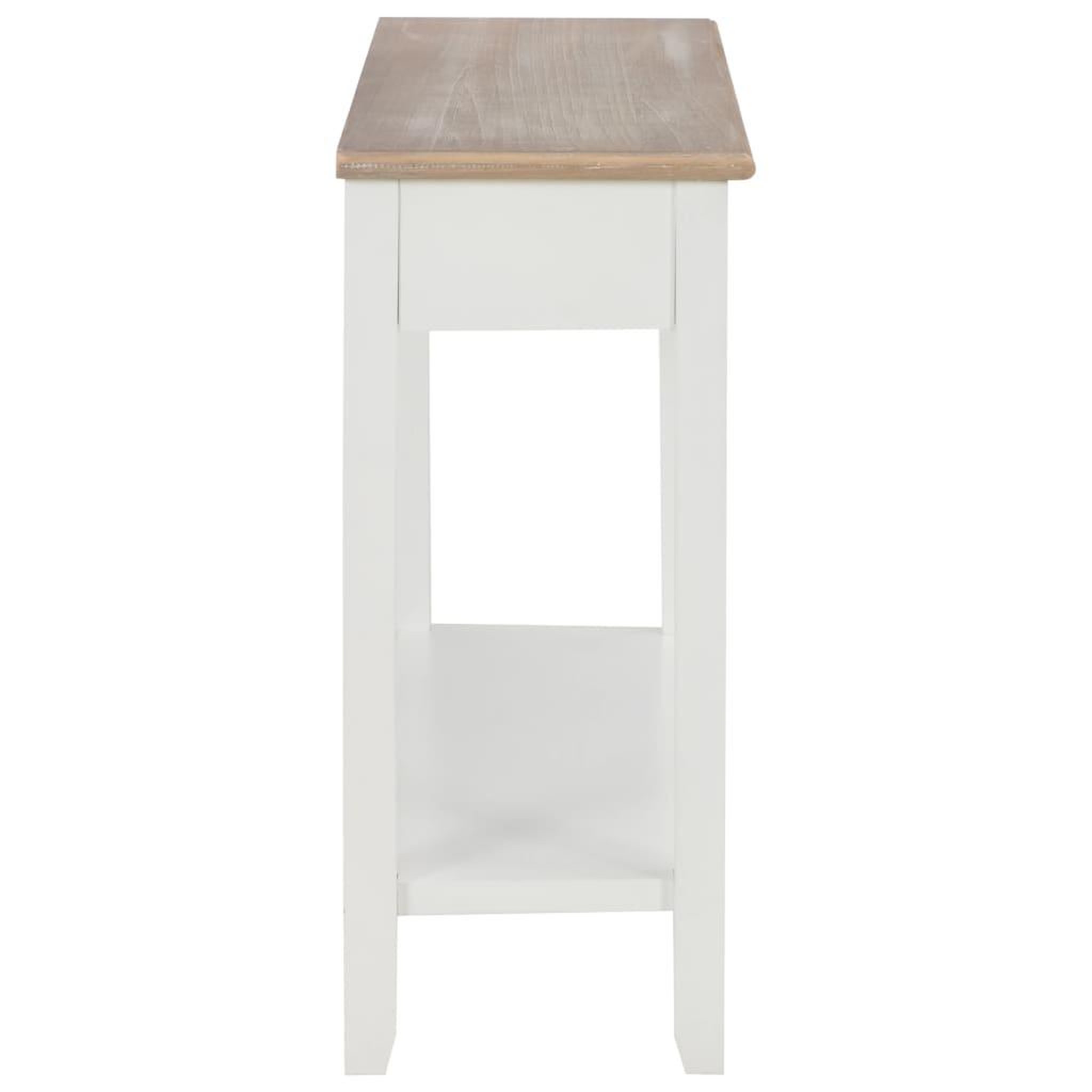 Voir la diapositive 5 : VIDAXL Table console Blanc 110x35x80 cm Bois