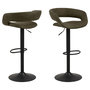 Voir la diapositive 1 : TOILINUX Lot de 2 Tabourets de bar Gracie