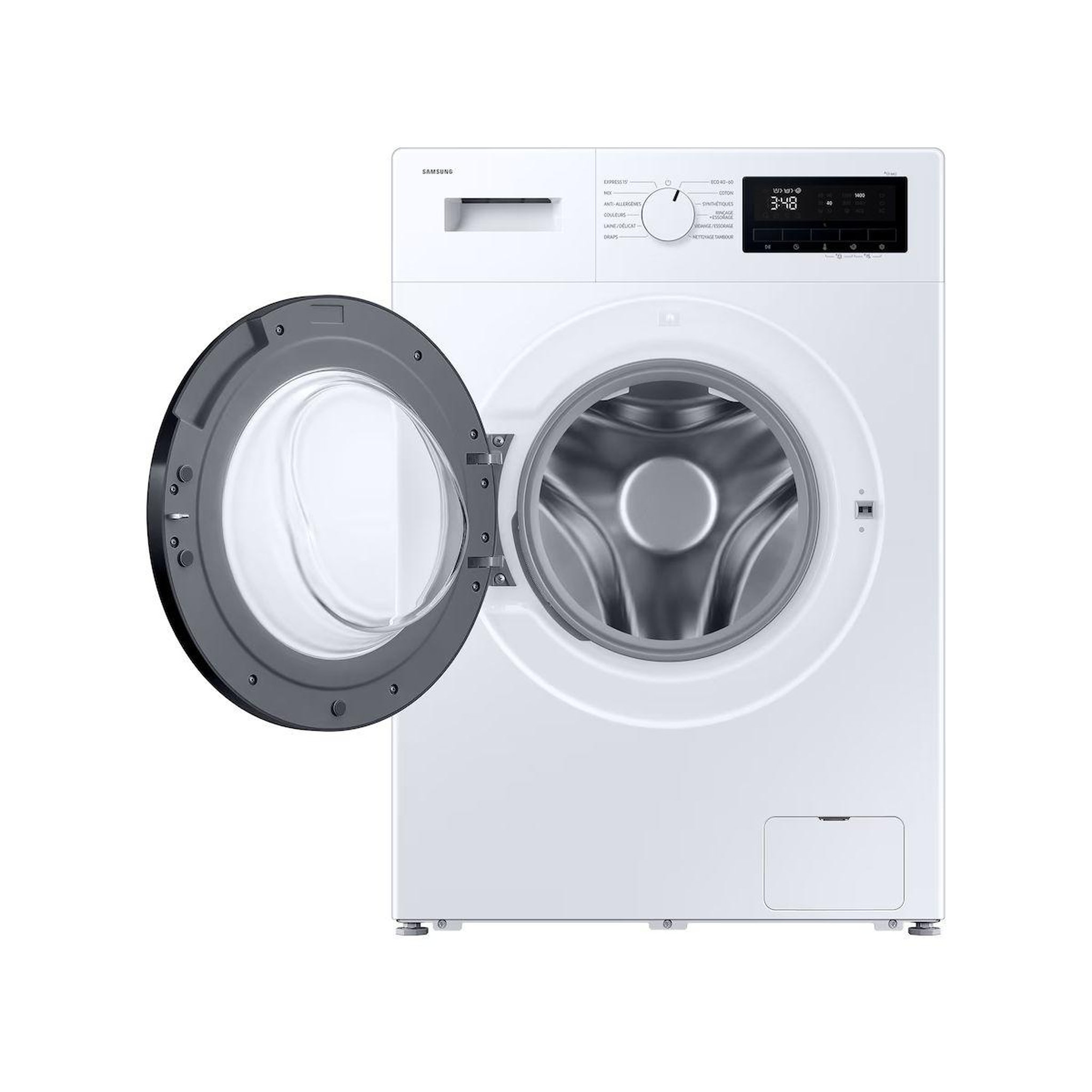 Voir la diapositive 2 : Samsung Lave linge compact ww80fg3m05aw - 8 kg - 1400 tr/min - classe a - moteur induction