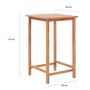 Voir la diapositive 6 : VIDAXL Ensemble de bar 3 pcs Bois de teck solide