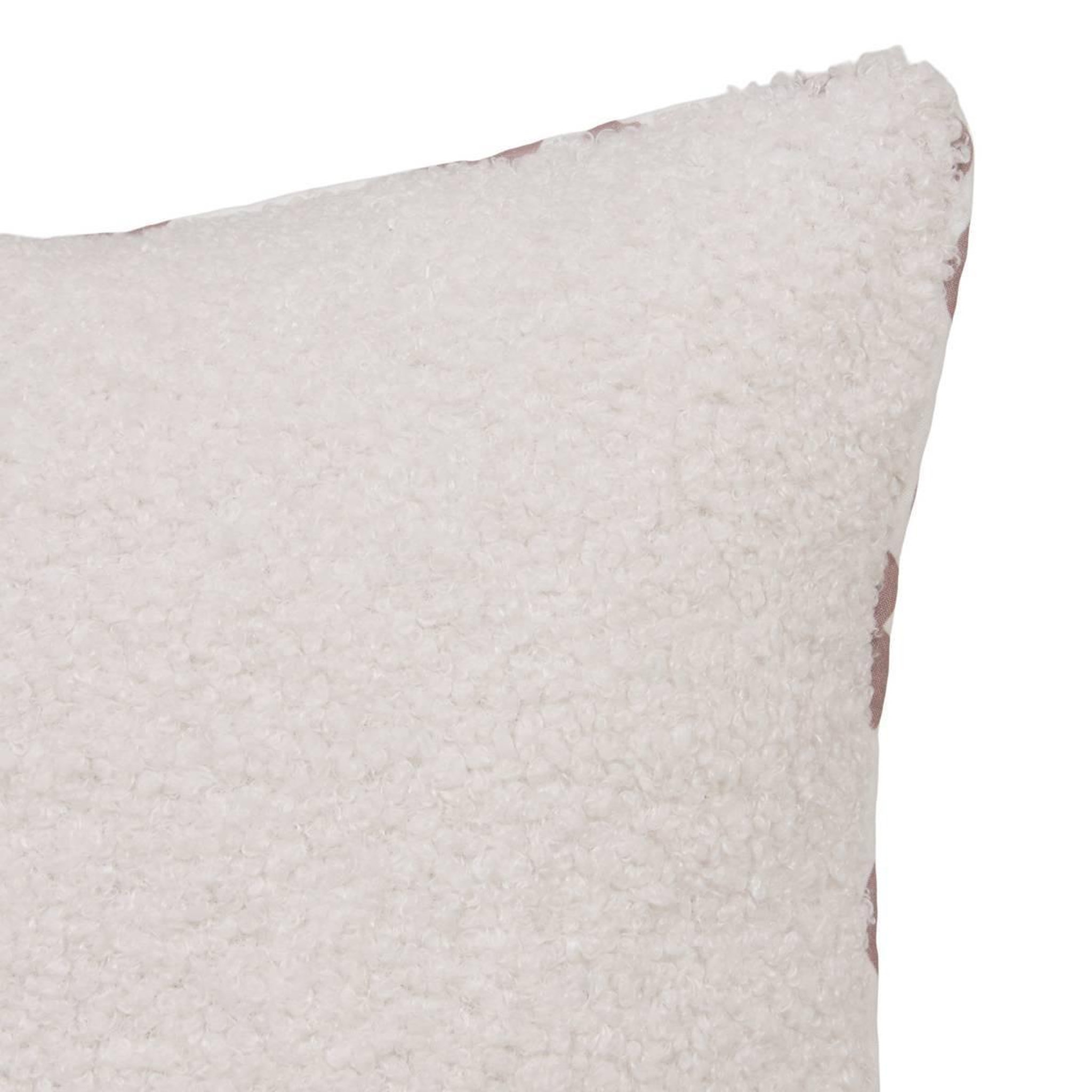 Voir la diapositive 2 : Atmosphera Kids Coussin déco enfant bouclette  jaiko  40x40cm rose