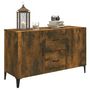 Voir la diapositive 4 : VIDAXL Buffet chene fume 100x36x60 cm bois d'ingenierie