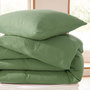 Voir la diapositive 3 : COTON PUR Parure de draps 4 pièces  Noah  Gaze de Coton pour lit 2 Places 160 cm