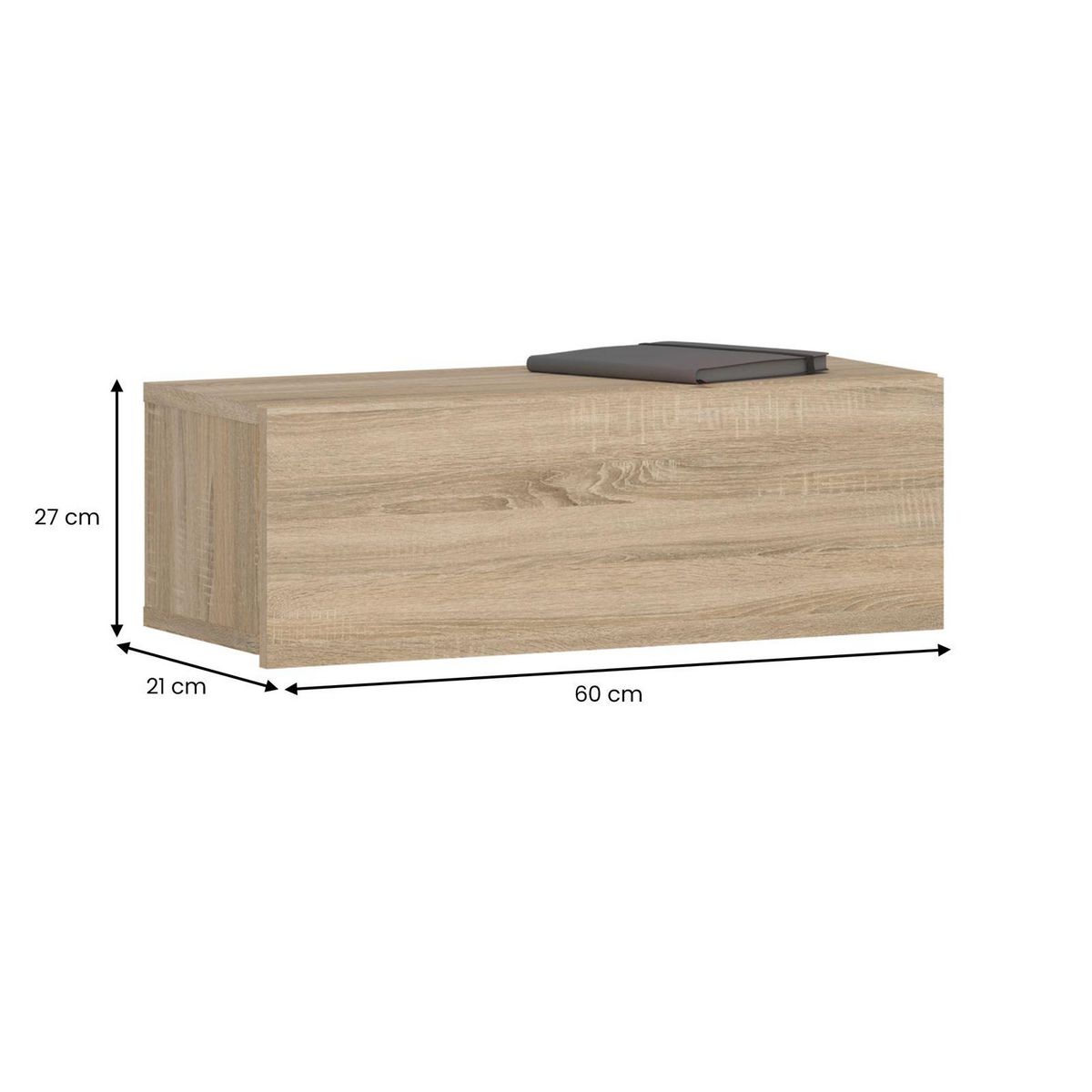 IDIMEX Tiroir suspendu THALA, en bois