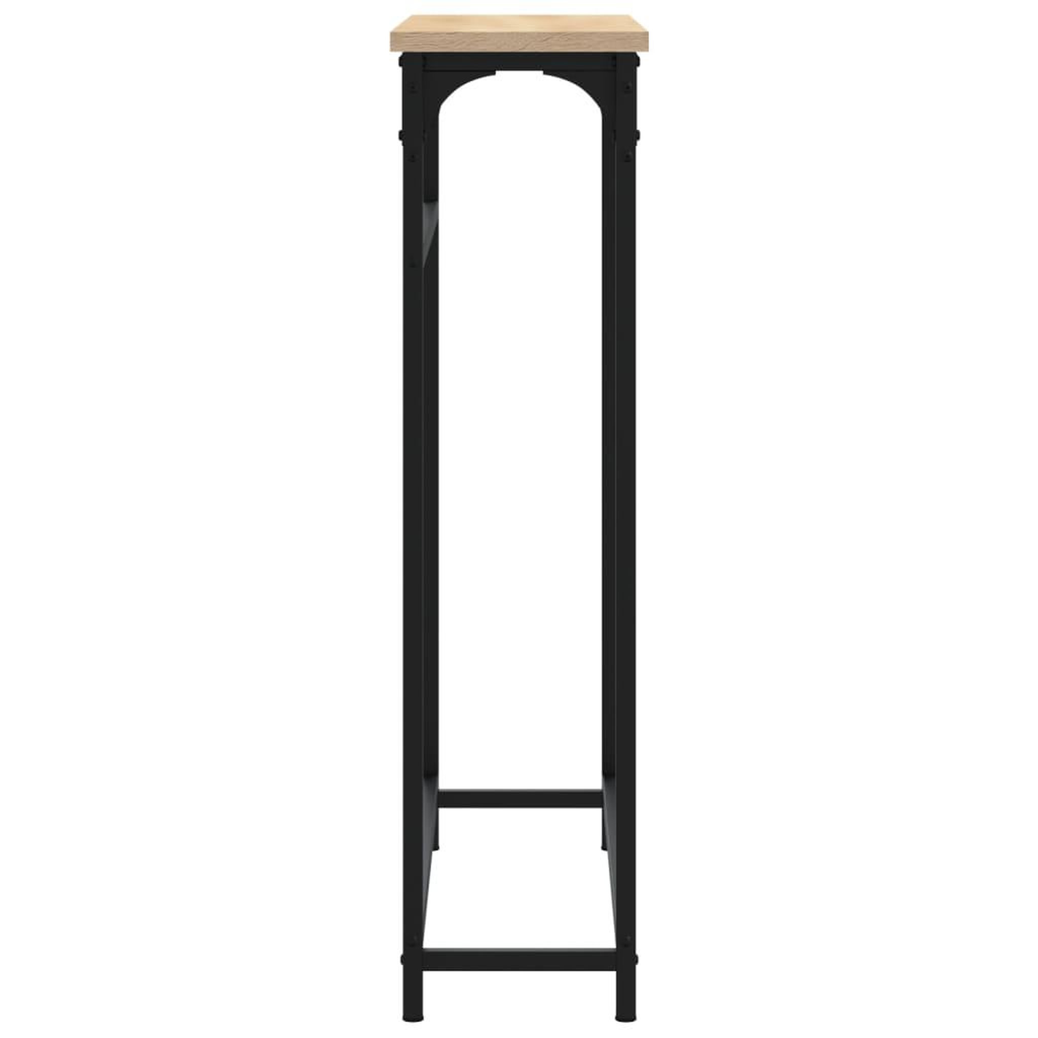 Voir la diapositive 5 : VIDAXL Table console chene sonoma 75x19,5x75 cm bois d'ingenierie