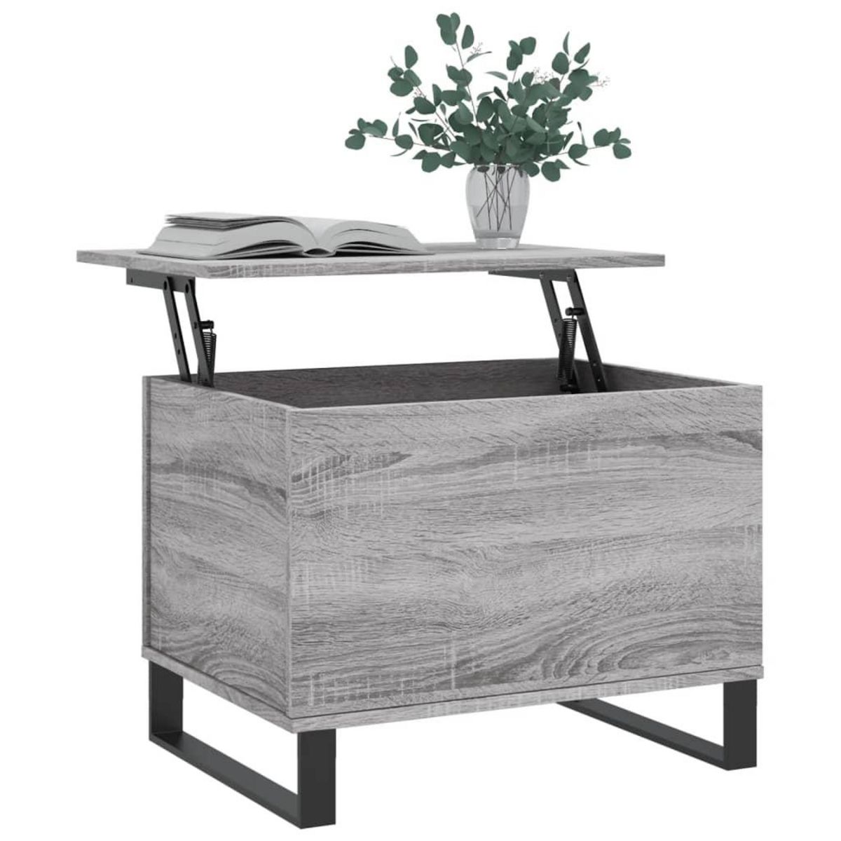 VIDAXL Table basse Sonoma gris 60x44,5x45 cm Bois d'ingenierie