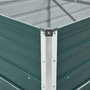 Voir la diapositive 5 : VIDAXL Lit sureleve de jardin Acier galvanise 400x80x77 cm Vert