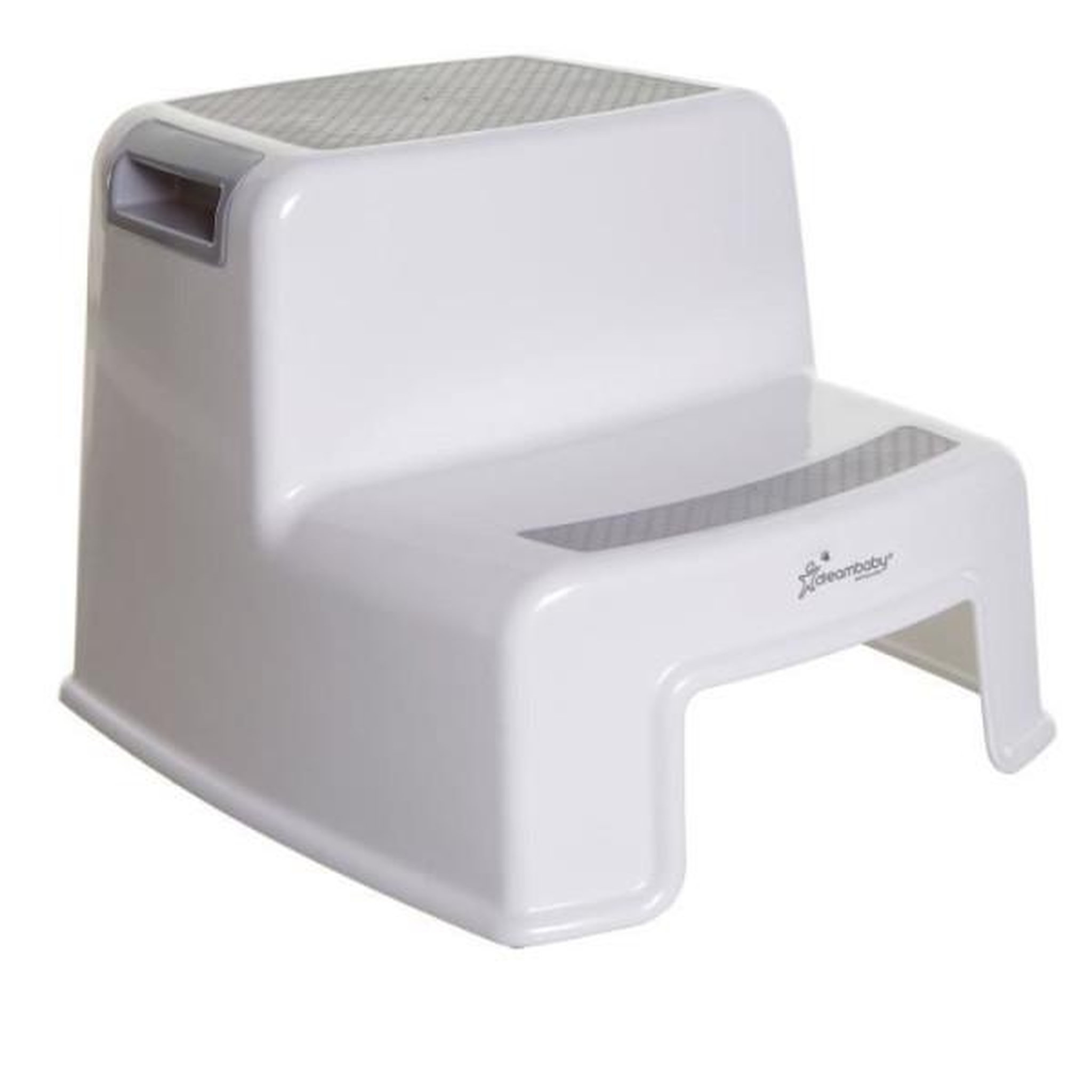 MARKET24 Transat - Anneau Tabouret marchepied - DREAMBABY - 2 Up - Antidérapant et texturé - Jusqu'a 80 kg pour les petits et les adultes - Gris