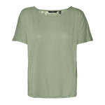 Vero Moda T-shirt Vert Dentelle Femme Vero Moda Marijune. Coloris disponibles : Vert