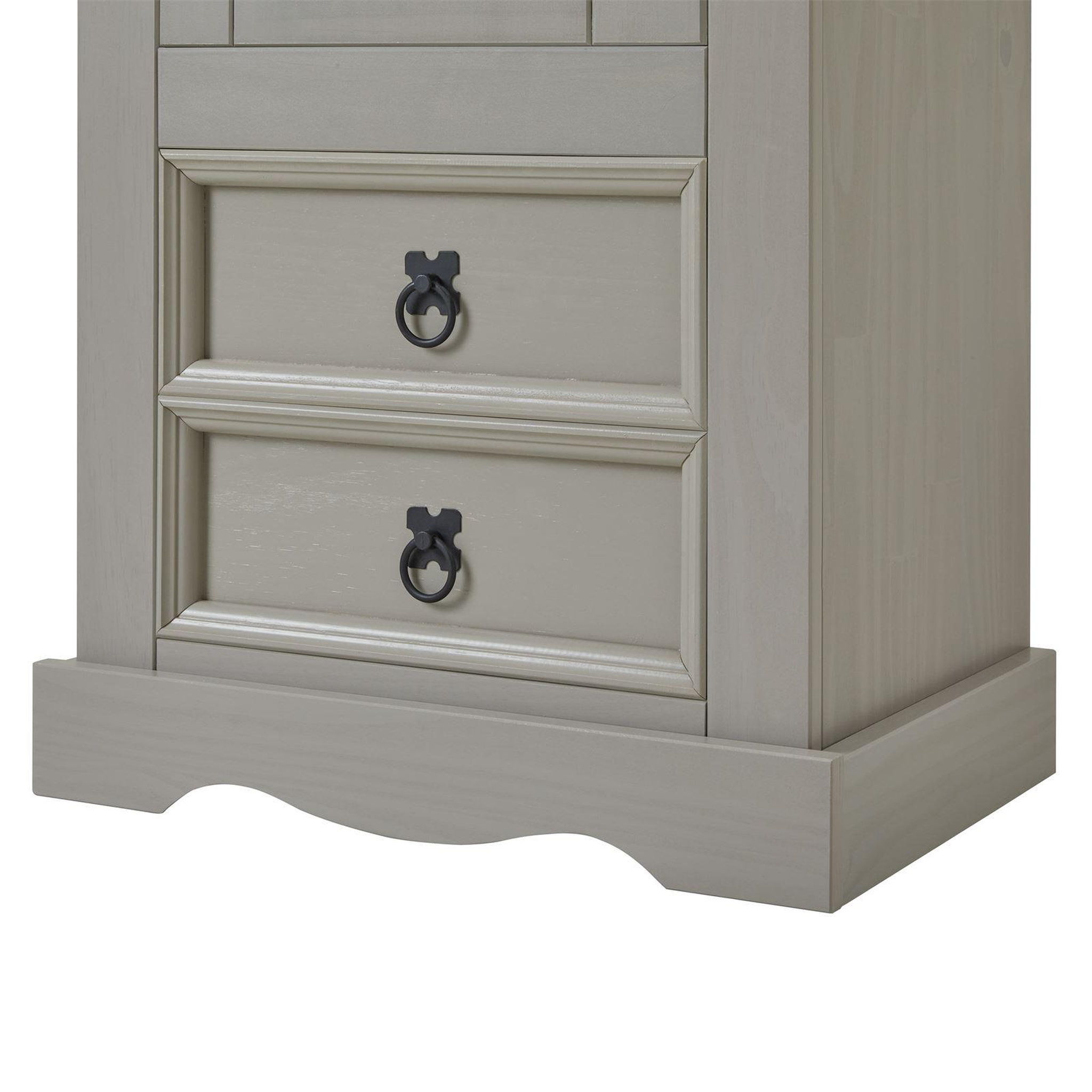 Voir la diapositive 6 : IDIMEX Armoire TEQUILA avec 1 porte et 2 tiroirs, en pin massif