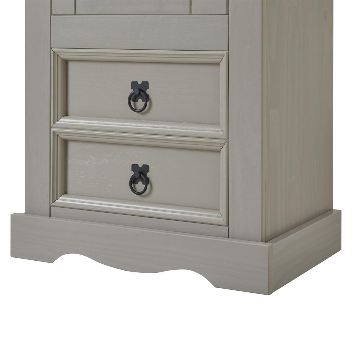 IDIMEX Armoire TEQUILA avec 1 porte et 2 tiroirs, en pin massif