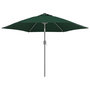 Voir la diapositive 4 : VIDAXL Tissu de remplacement pour parasol d'exterieur Vert 300 cm