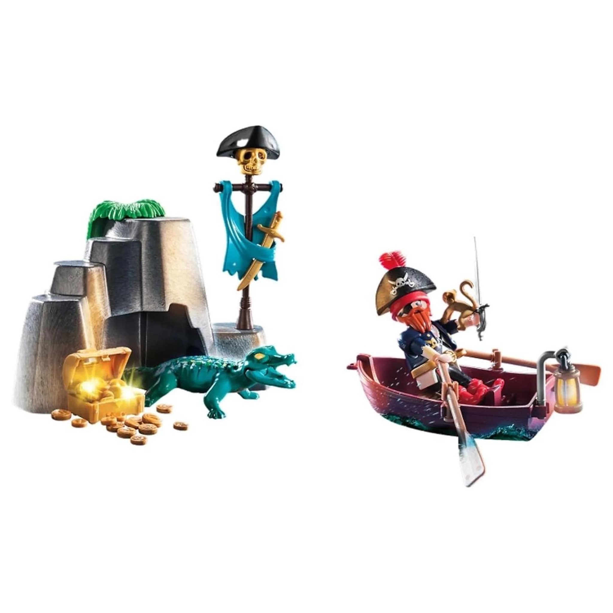 Voir la diapositive 2 : PLAYMOBIL La chasse au trésor des pirates