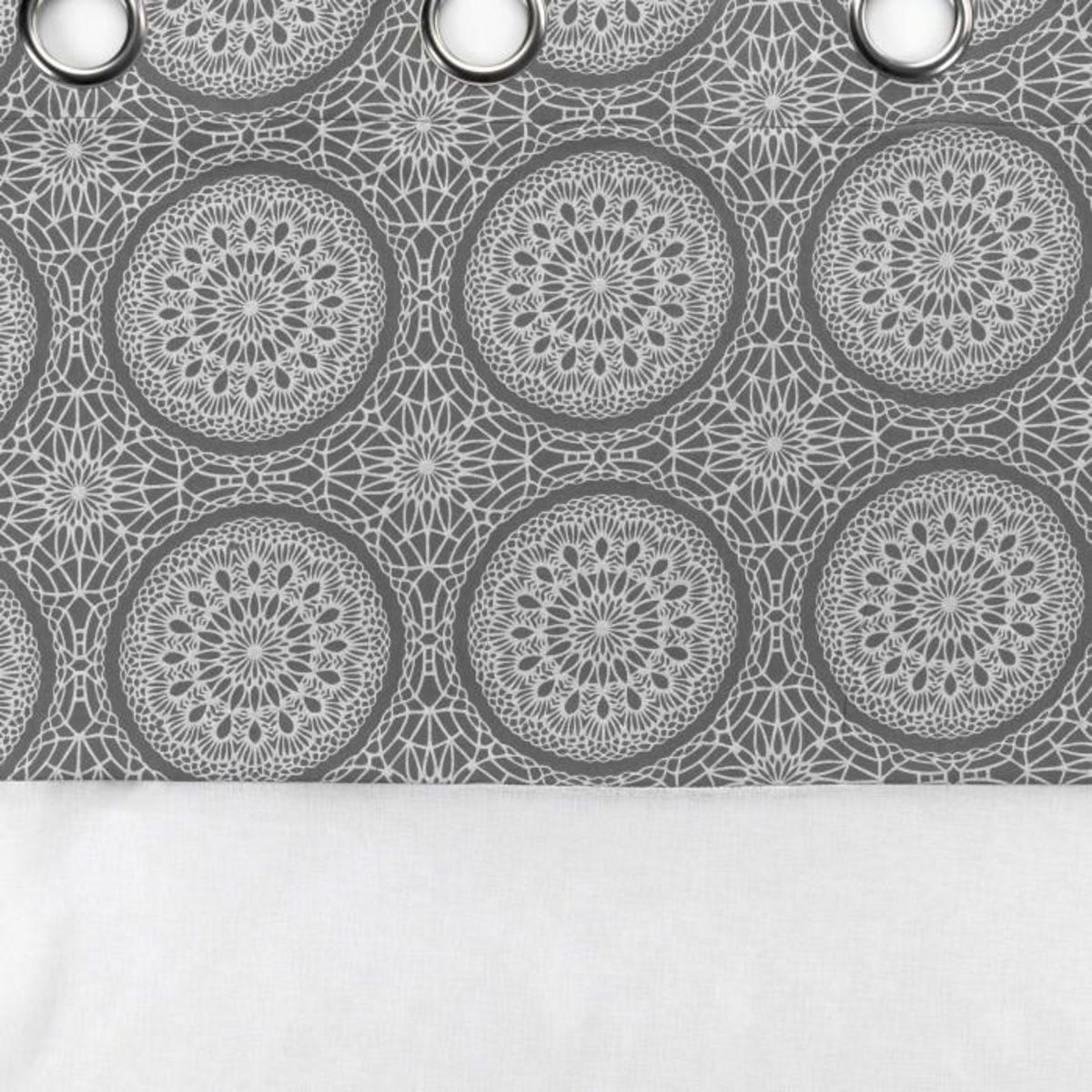 Paris Prix Rideau Voilage à Œillets  Sibel  140x240cm Gris