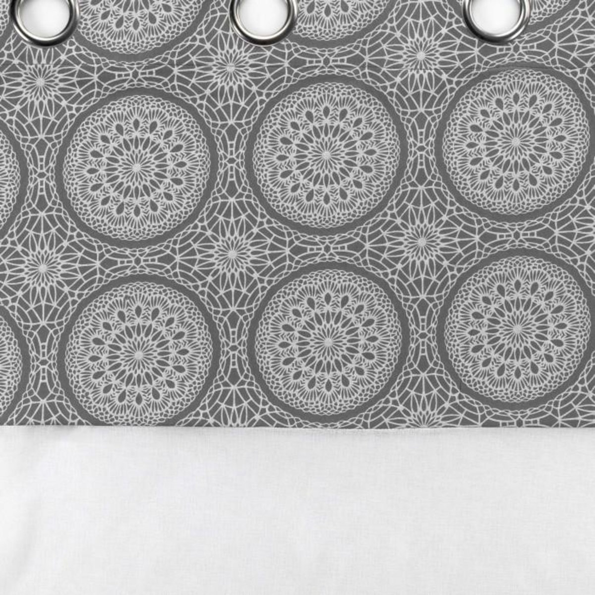 Paris Prix Rideau Voilage à Œillets  Sibel  140x240cm Gris