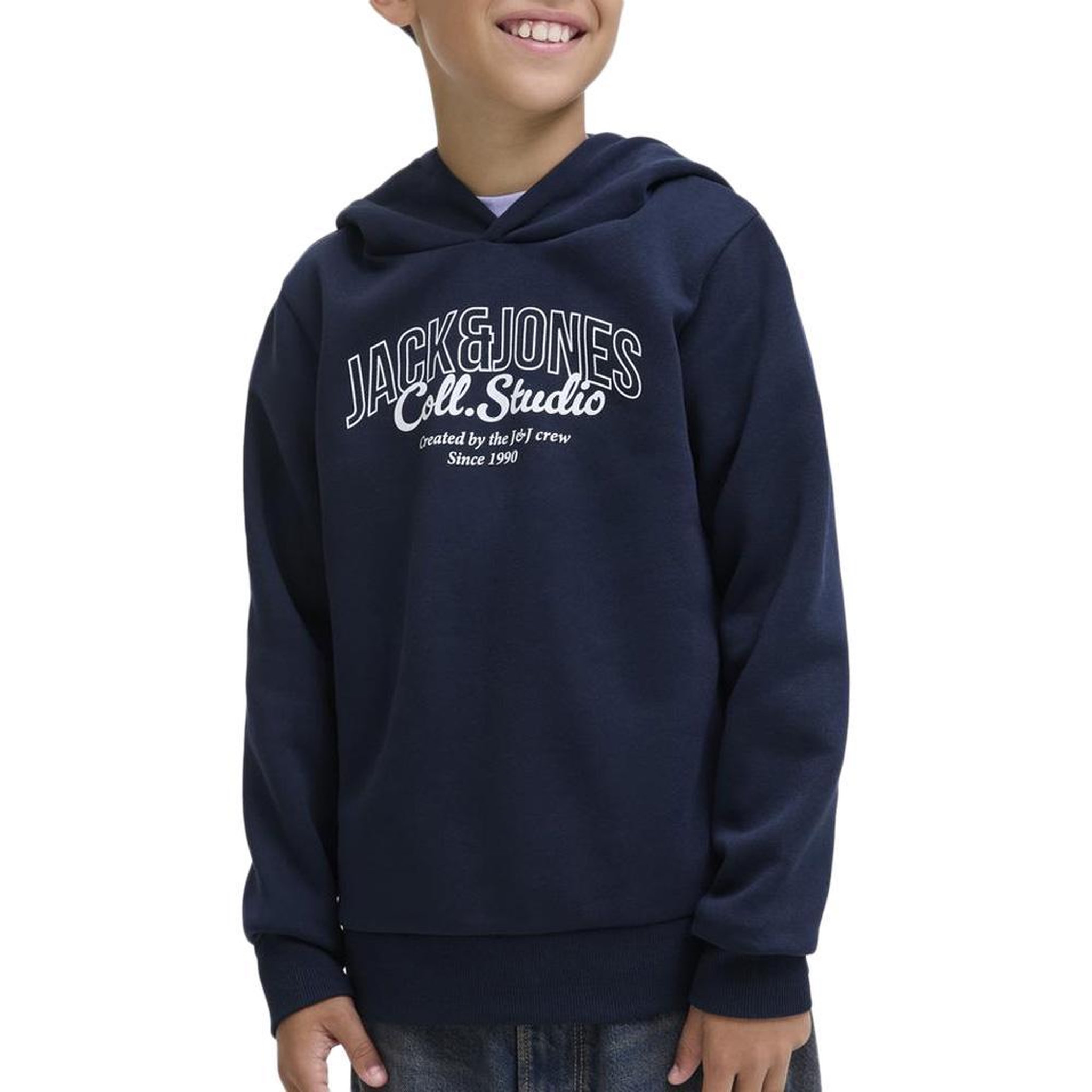 Jack & Jones Sweat à Capuche  Garçon Jack & Jones Makoto. Coloris disponibles : Bleu