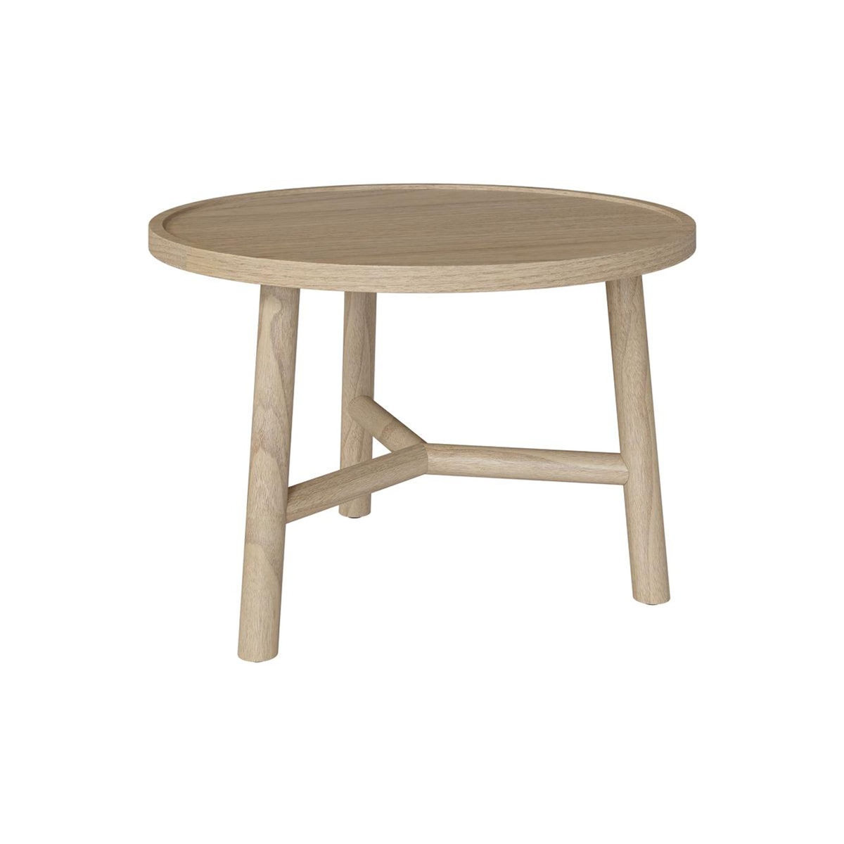 Rendez vous déco Table basse ronde en bois de mindi D60 cm-Paloma